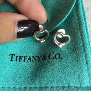 Authentic Tiffany & Co Heart Earrings